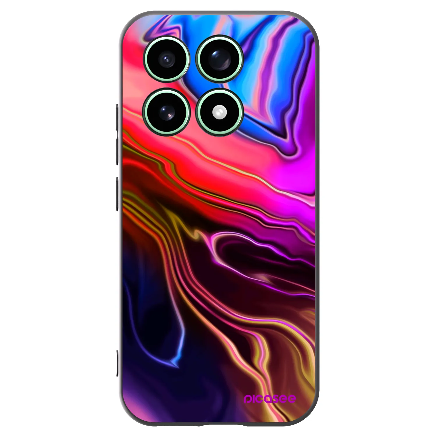 Picasee silikonový černý obal pro Xiaomi 17 - Electric