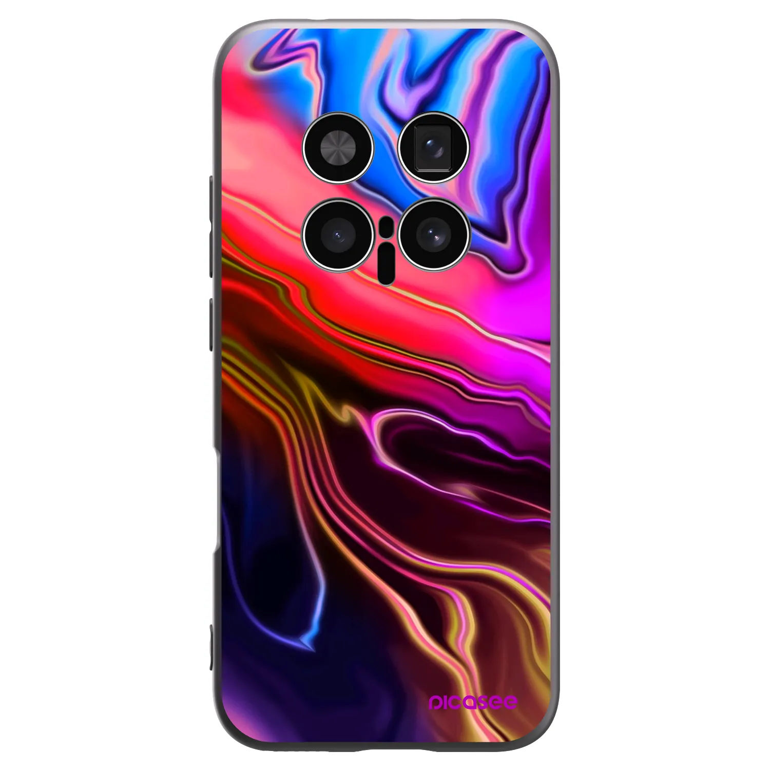 Picasee silikonový černý obal pro Honor Magic8 Pro 5G - Electric