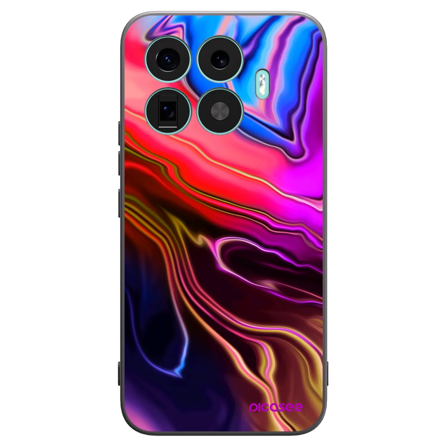 Picasee silikonový černý obal pro Xiaomi 17T Pro - Electric
