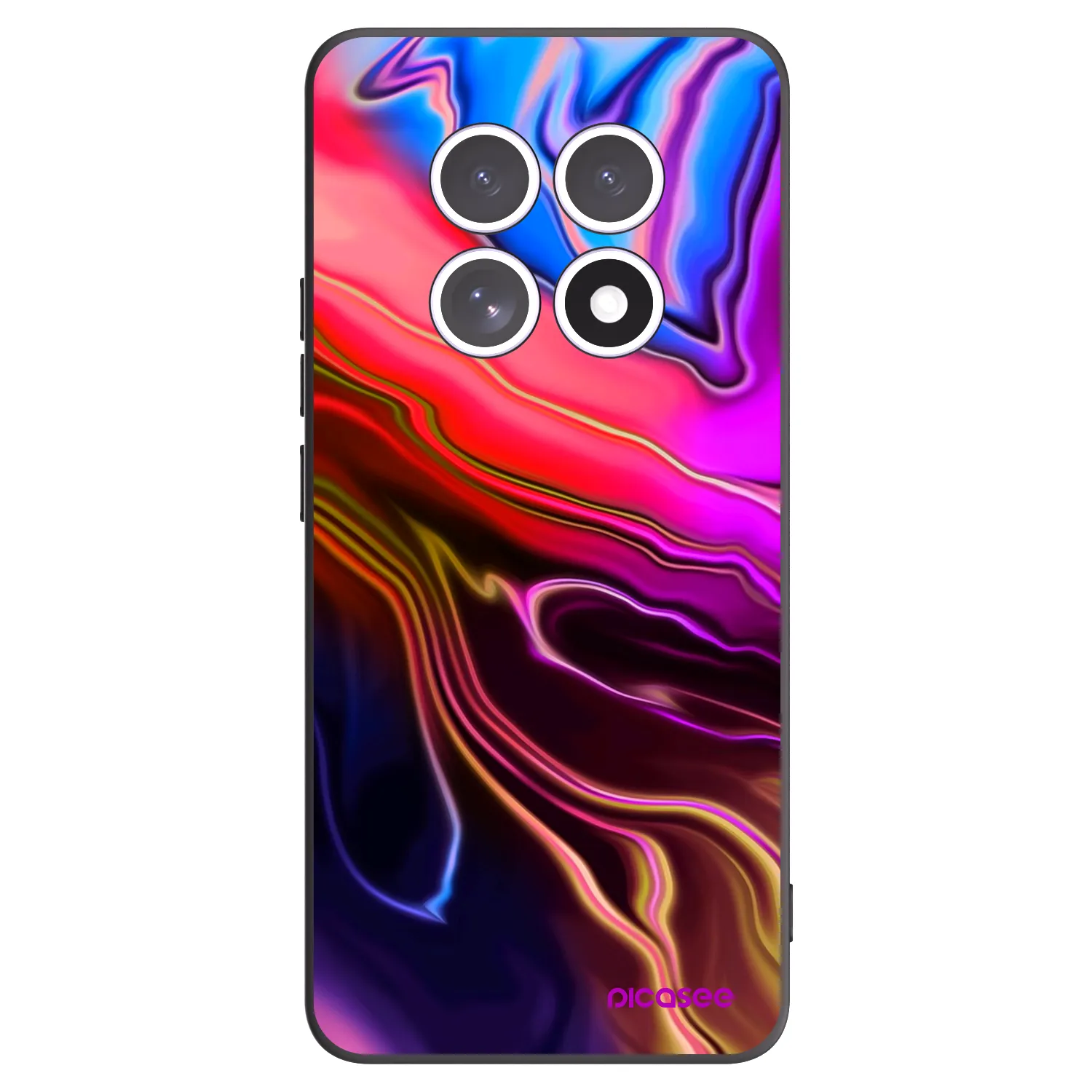 Picasee silikonový černý obal pro Xiaomi Redmi Note 15 5G - Electric