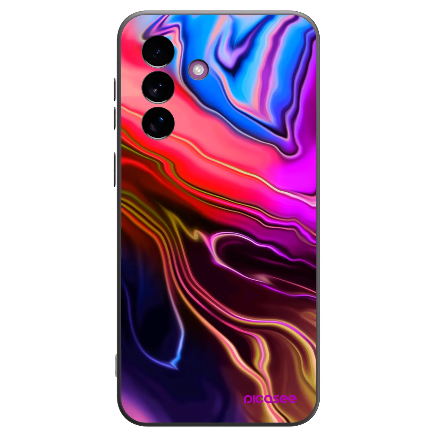 Picasee silikonový černý obal pro Samsung Galaxy A37 - Electric