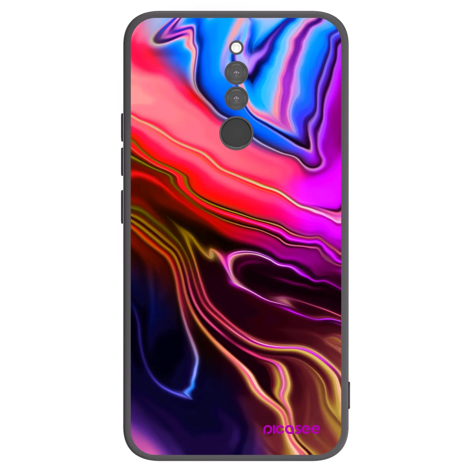 Picasee silikonový černý obal pro Xiaomi Redmi 8 - Electric
