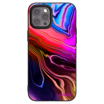 Picasee silikonový černý obal pro Apple iPhone 12 Pro Max - Electric