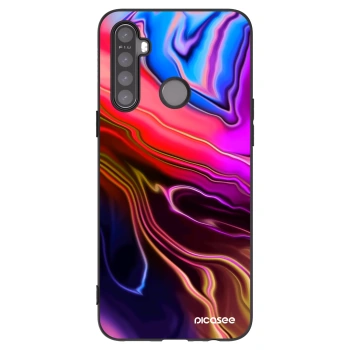 Picasee silikonový černý obal pro Realme 5 - Electric