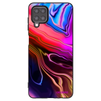 Picasee silikonový černý obal pro Samsung Galaxy A12 A125F - Electric