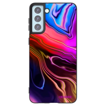 Picasee silikonový černý obal pro Samsung Galaxy S21+ 5G G996F - Electric