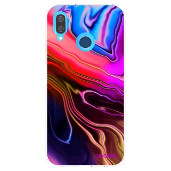 Picasee silikonový průhledný obal pro Huawei P20 Lite - Electric