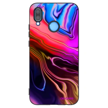 Picasee silikonový černý obal pro Huawei P20 Lite - Electric