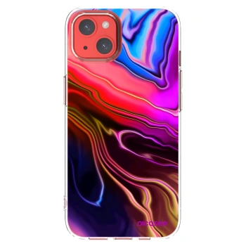 Picasee silikonový průhledný obal pro Apple iPhone 13 - Electric