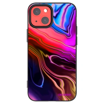 Picasee silikonový černý obal pro Apple iPhone 13 mini - Electric