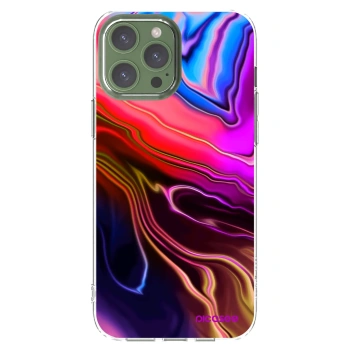 Picasee silikonový průhledný obal pro Apple iPhone 13 Pro Max - Electric