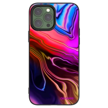 Picasee silikonový černý obal pro Apple iPhone 13 Pro Max - Electric