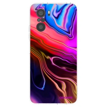 Picasee silikonový průhledný obal pro Xiaomi Poco F3 - Electric