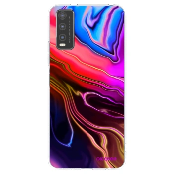 Picasee silikonový průhledný obal pro Vivo Y20s - Electric