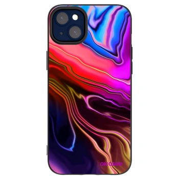 Picasee silikonový černý obal pro Apple iPhone 14 Plus - Electric