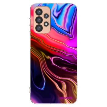 Picasee silikonový průhledný obal pro Samsung Galaxy A23 A236B 5G - Electric