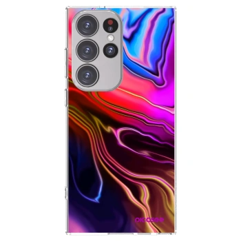 Picasee silikonový průhledný obal pro Samsung Galaxy S23 Ultra 5G - Electric
