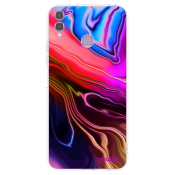 Picasee silikonový průhledný obal pro Honor 8X - Electric