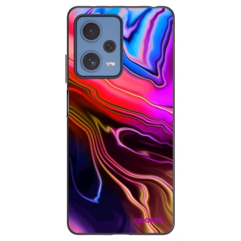 Picasee silikonový černý obal pro Xiaomi Redmi Note 12 Pro 5G - Electric