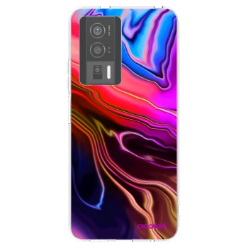 Picasee silikonový průhledný obal pro Xiaomi Poco F5 Pro 5G - Electric