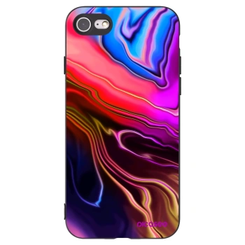 Picasee silikonový černý obal pro Apple iPhone 7 - Electric