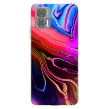Picasee silikonový průhledný obal pro Motorola Edge 30 Neo - Electric