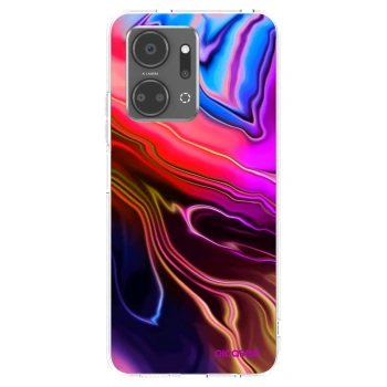 Picasee silikonový průhledný obal pro Honor X7a - Electric