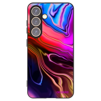 Picasee silikonový černý obal pro Samsung Galaxy S24 S921B 5G - Electric