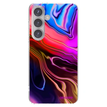 Picasee silikonový průhledný obal pro Samsung Galaxy S24 S921B 5G - Electric
