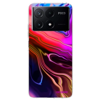 Picasee silikonový průhledný obal pro Xiaomi Poco X6 Pro - Electric