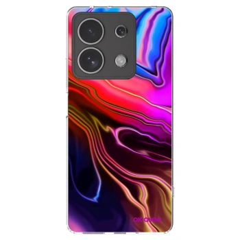 Picasee silikonový průhledný obal pro Xiaomi Redmi Note 13 4G - Electric