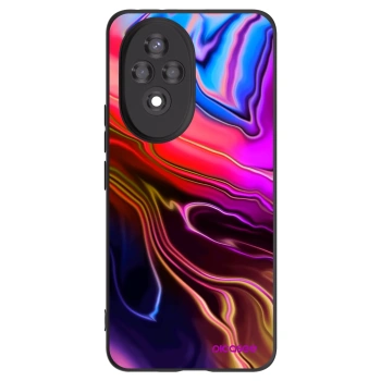 Picasee silikonový černý obal pro Honor 200 5G - Electric