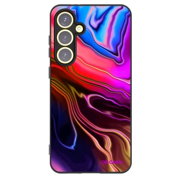 Picasee silikonový černý obal pro Samsung Galaxy S24 FE S721B - Electric