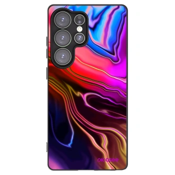 Picasee silikonový černý obal pro Samsung Galaxy S25 Ultra 5G - Electric