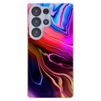 Picasee silikonový průhledný obal pro Samsung Galaxy S25 Ultra 5G - Electric