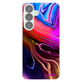 Picasee silikonový průhledný obal pro Samsung Galaxy S25+ 5G - Electric