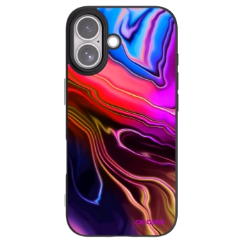 Picasee silikonový černý obal pro Apple iPhone 17 - Electric