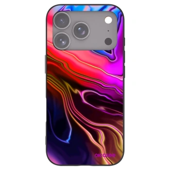 Picasee silikonový černý obal pro Apple iPhone 17 Pro - Electric