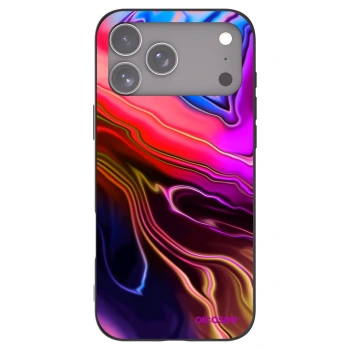 Picasee silikonový černý obal pro Apple iPhone 17 Pro Max - Electric