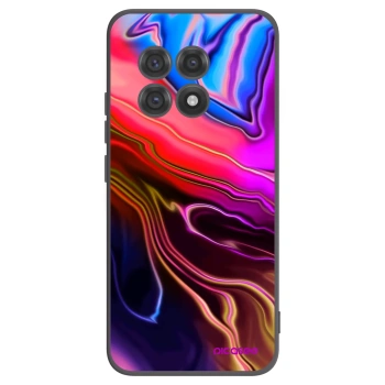 Picasee silikonový černý obal pro OnePlus 13R 5G - Electric