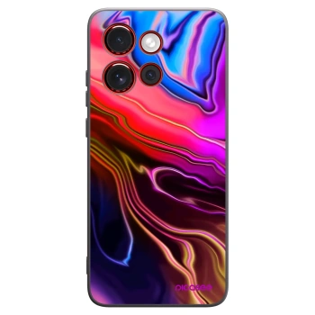 Picasee silikonový černý obal pro Motorola Edge 60 Neo 5G - Electric