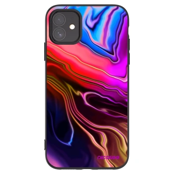 Picasee silikonový černý obal pro Apple iPhone 11 - Electric