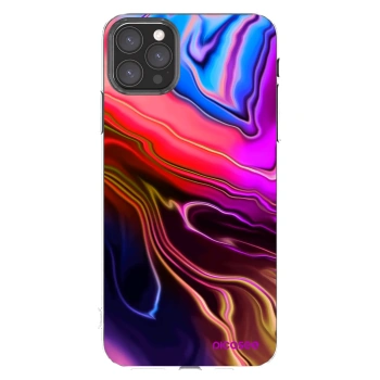 Picasee silikonový průhledný obal pro Apple iPhone 11 Pro Max - Electric