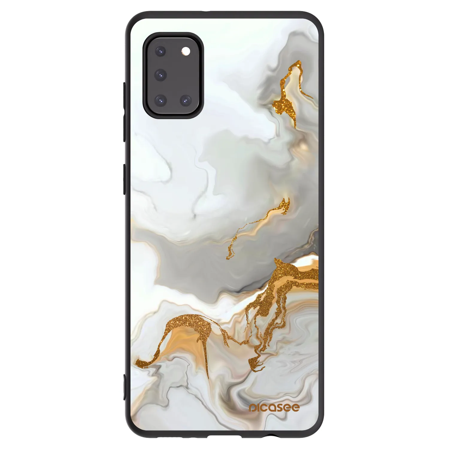Picasee silikonový černý obal pro Samsung Galaxy A31 A315F - Her