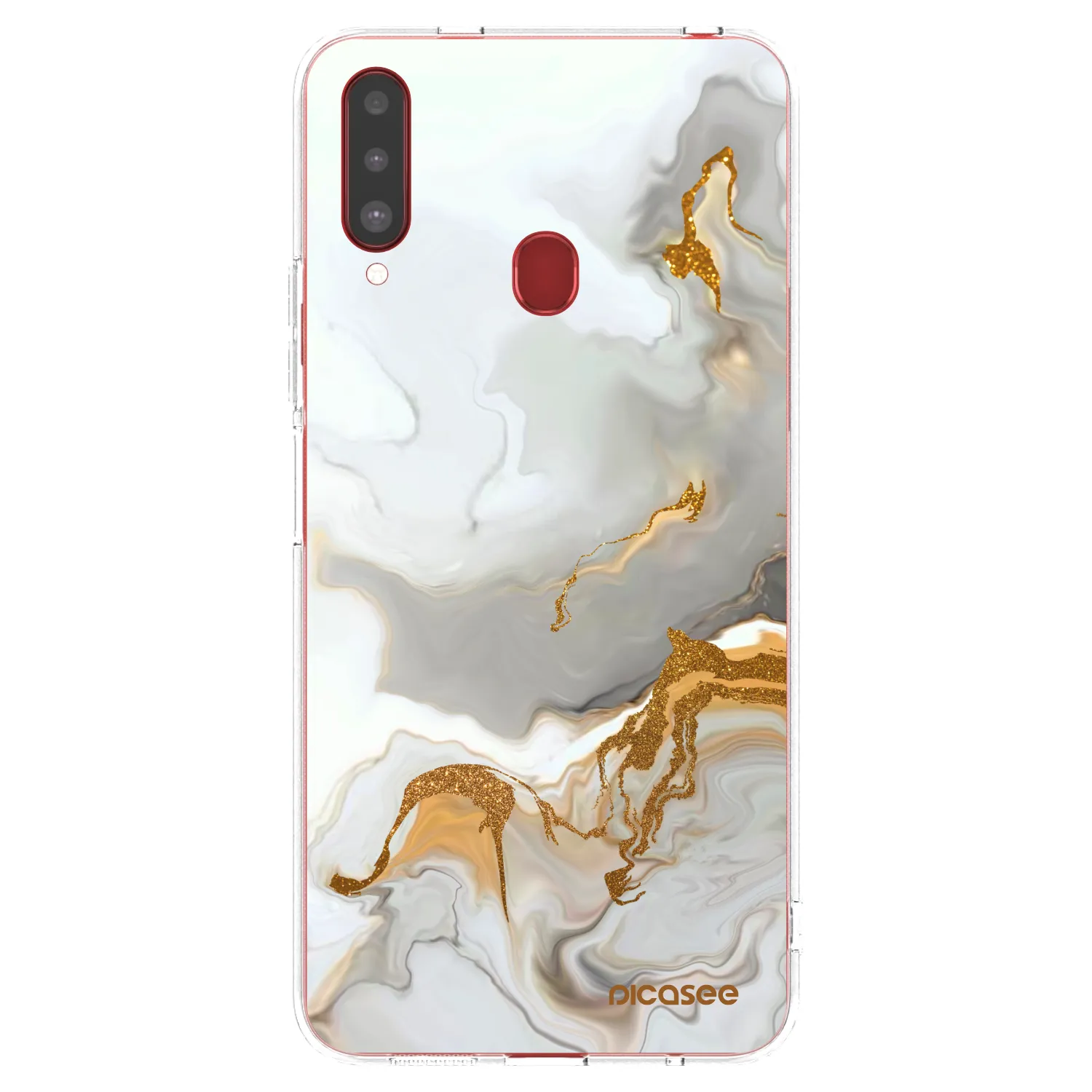 Picasee silikonový průhledný obal pro Samsung Galaxy A20s - Her