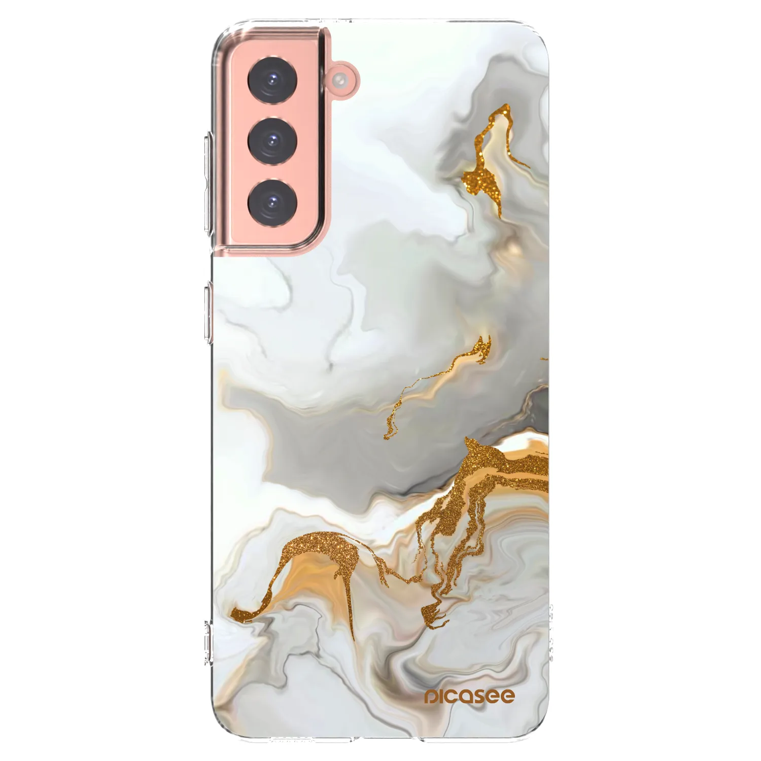 Picasee silikonový průhledný obal pro Samsung Galaxy S21 5G G991B - Her