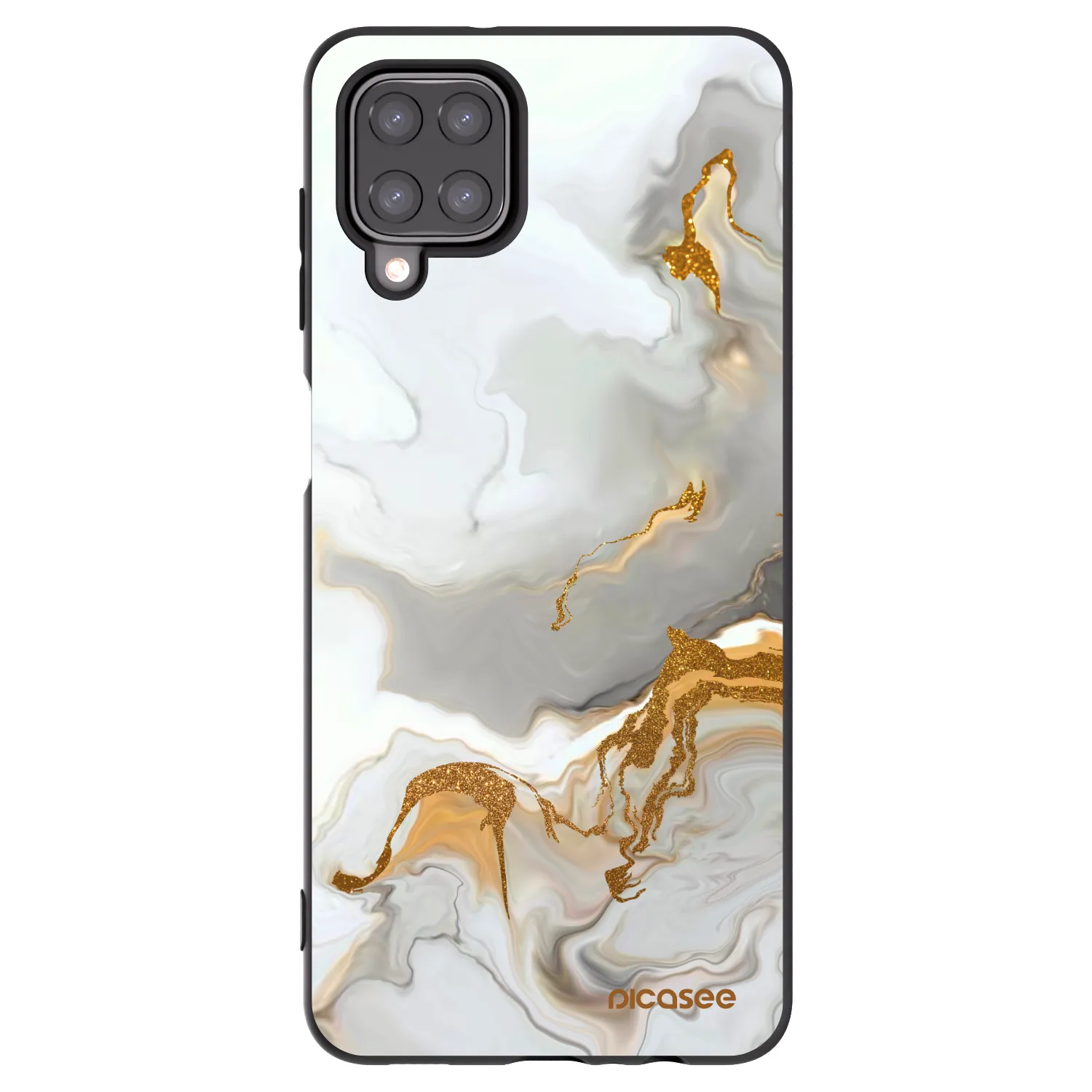 Picasee silikonový černý obal pro Samsung Galaxy A12 A125F - Her