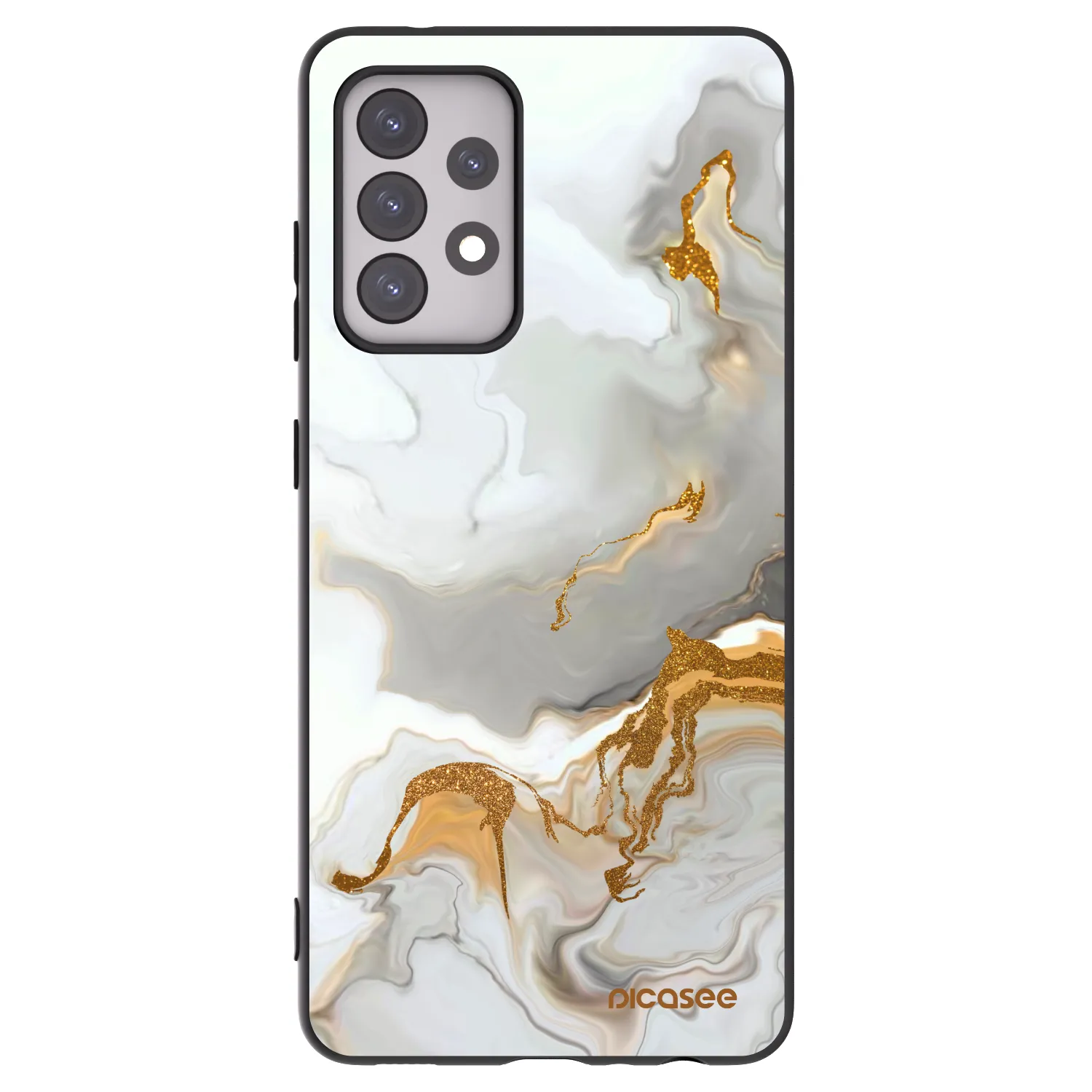 Picasee silikonový černý obal pro Samsung Galaxy A52 5G A525F - Her