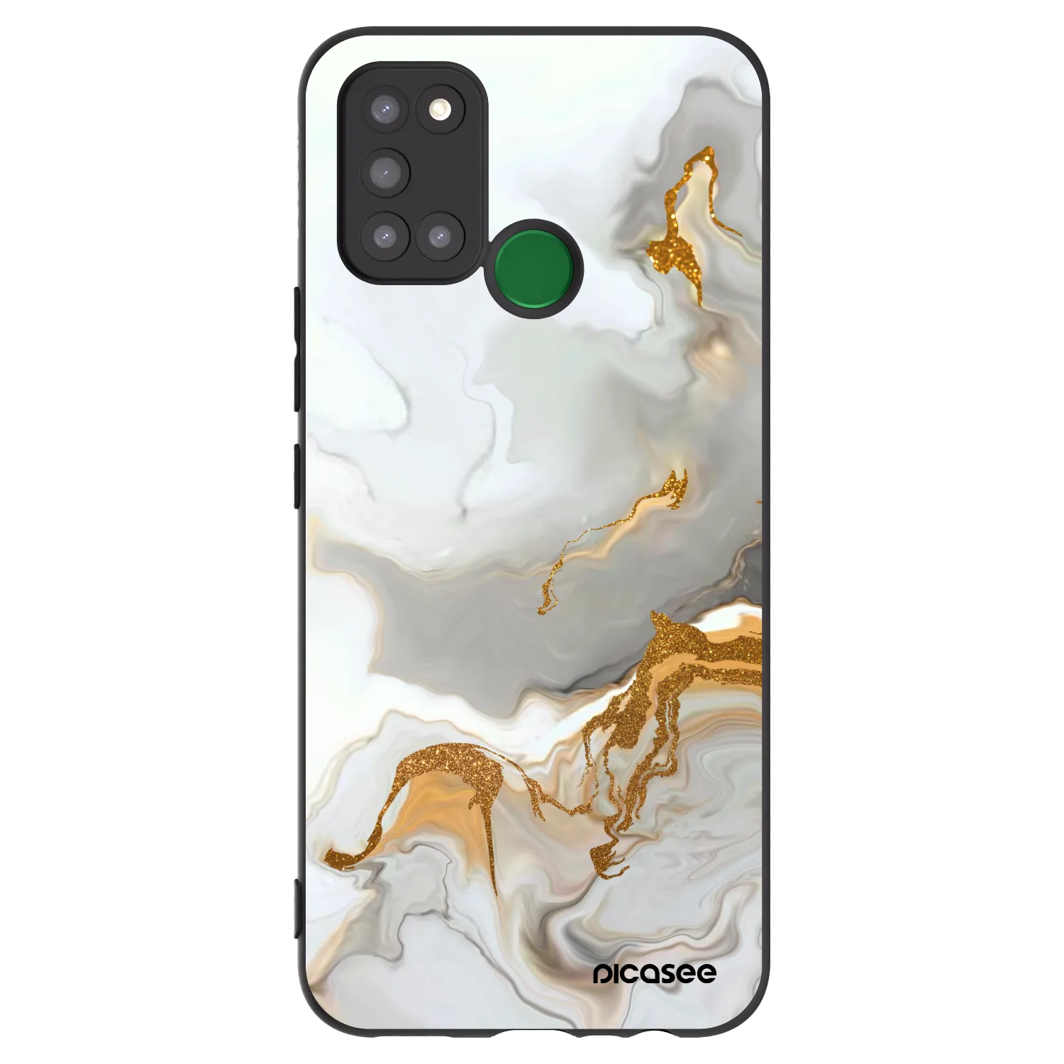 Picasee silikonový černý obal pro Realme 7i - Her