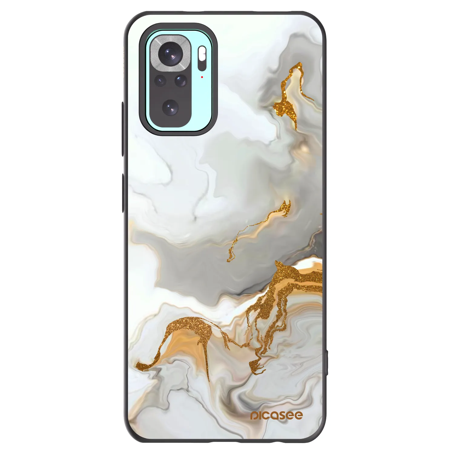 Picasee silikonový černý obal pro Xiaomi Redmi Note 10 Pro - Her